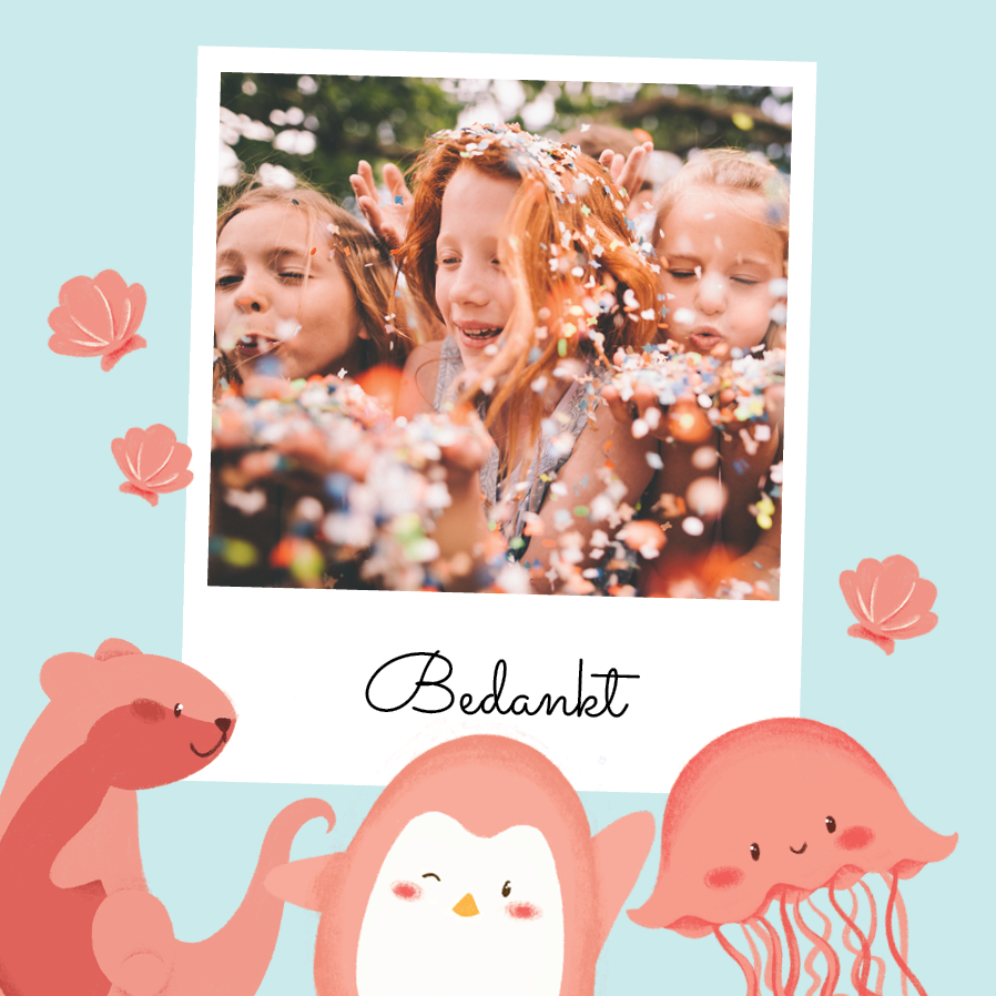 Bedankkaarten — Zeewezens