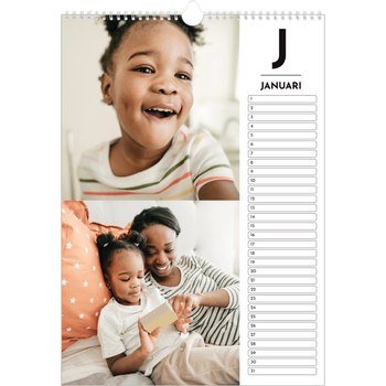 Fotokalender A3 — Schijnwerper effect