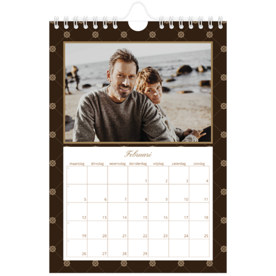 Fotokalender A5 — Vintage zwart-wit [Februari]