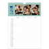 A4 Familieplanners — Vrolijk & kleurrijk - gezinsplanner 4 personen [Januari]