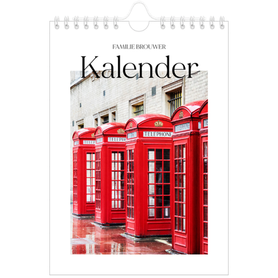 Fotokalender A5 — Mijn reisverhaal - Londen [omslag]