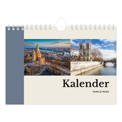 Fotokalender A5 — Bezienswaardigheden van de wereld [omslag]