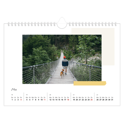 Fotokalender A4 — Gedempte tonen [omslag]