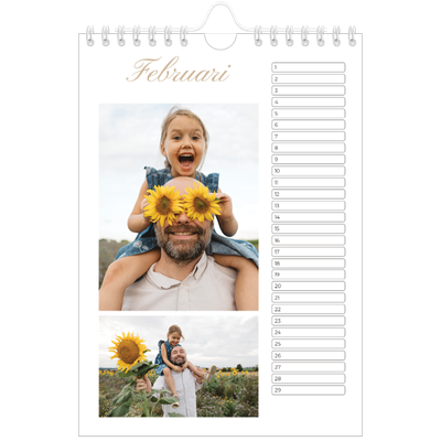Fotokalender A5 — Fotobox [Februari]