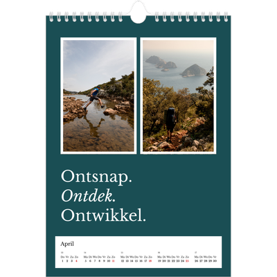 Fotokalender A4 (20 x 30 cm) — Redactionele Aarde [April]