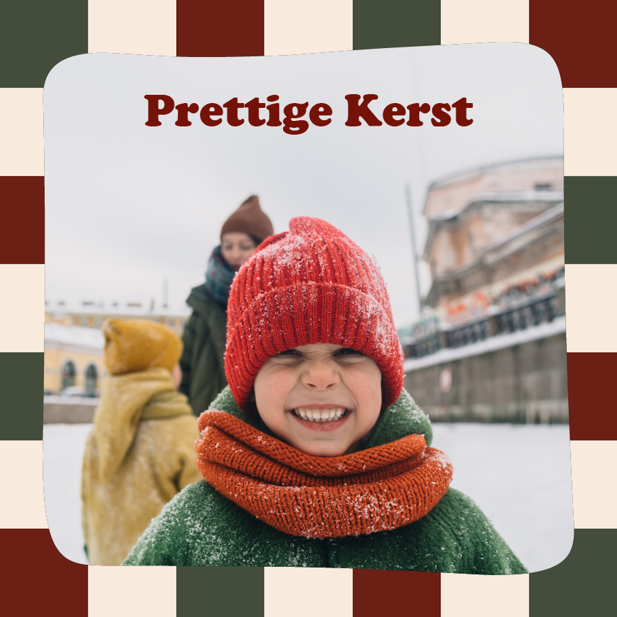 Fotokaarten — Feestelijke ruitjes