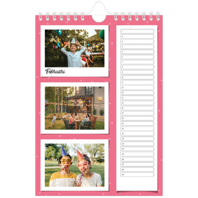 Fotokalender A5 — Snapshots in felle kleuren [Februari]