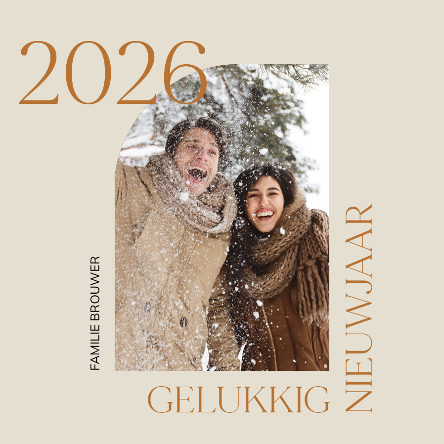 Fotokaarten — Winter serif