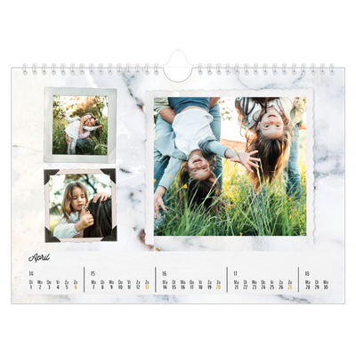Fotokalender A4 — Fotocollage [April]