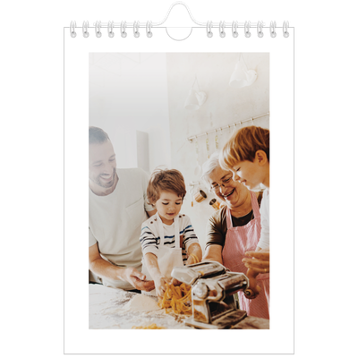 Fotokalender A5 — Gouden tekst groot [omslag]