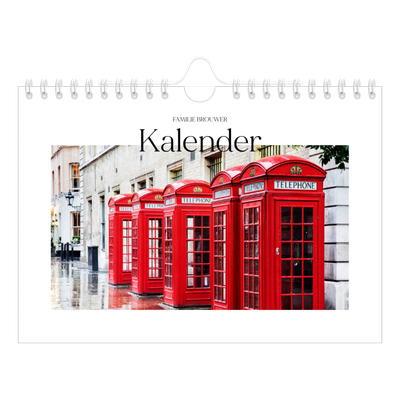 Fotokalender A5 — Mijn reisverhaal - Londen [omslag]