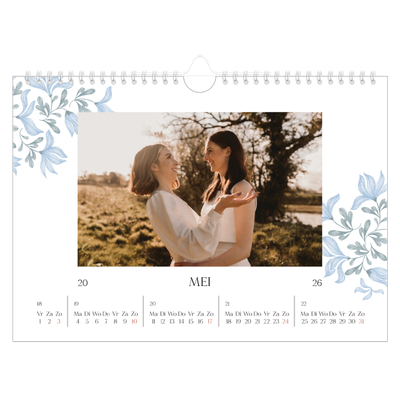 Fotokalender A4 — Elegant bloemig [omslag]