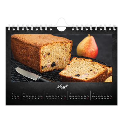 Fotokalender A5 — Krijtbord stijl [Maart]