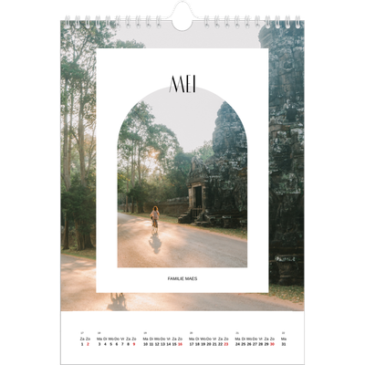 Fotokalender A4 (20 x 30 cm) — De open boog [Mei]