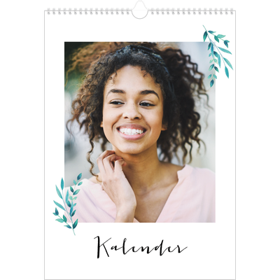 A3 Jaarkalender — Bloemen illustraties [omslag]