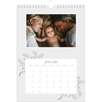 Fotokalender A4 — Hand gemaakte bloemen