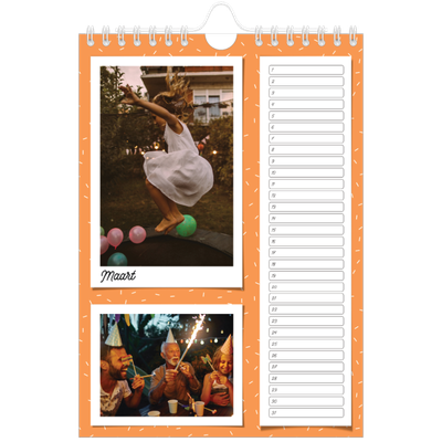 Fotokalender A5 — Snapshots in felle kleuren [Maart]