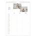 A4 Familieplanners — Grootse plannen - gezinsplanner 3 personen [April]