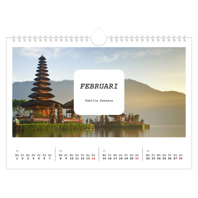 Fotokalender A4 — Het volledige verhaal [Februari]
