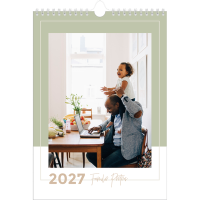 A4 Familieplanners — Aardse tonen - gezinsplanner 3 personen [omslag]
