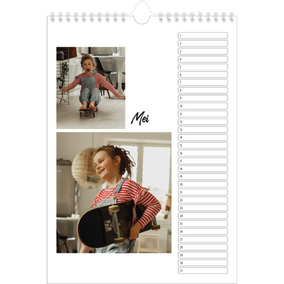 Verjaardagskalenders A4 — Dit ben ik [Mei]
