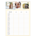 A3 Familieplanners — Modern - gezinsplanner 3 personen [Januari]