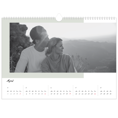 Fotokalender A3 — Kleur frames [April]