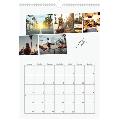 A3 Jaarkalender — City trip [April]