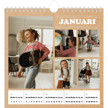 Fotokalender Vierkant — Magazine stijl