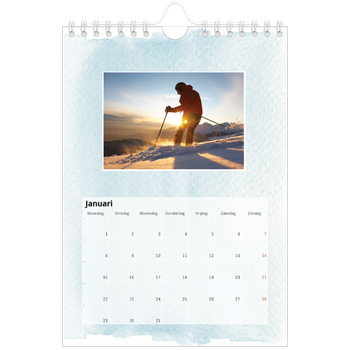Fotokalender A5 — Aquarel achtergronden