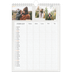A4 Familieplanners — Natuurlijke handcraft - gezinsplanner 5 personen [Februari]