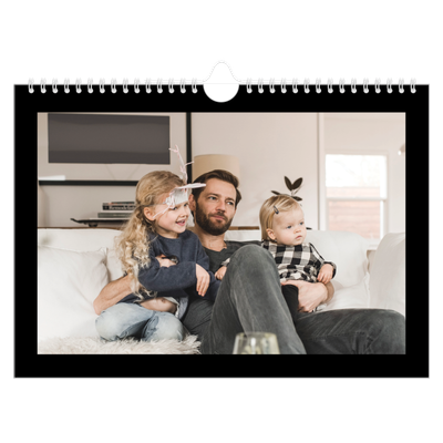 Fotokalender A4 — Foto in zwart kader [omslag]