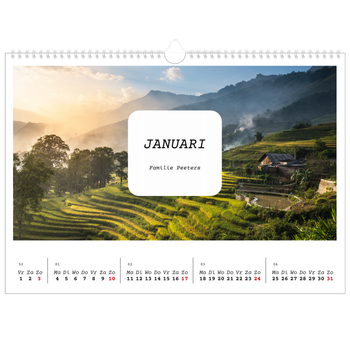 Fotokalender A3 — Het volledige verhaal