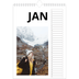 Verjaardagskalenders A4 — Witte randen [Januari]