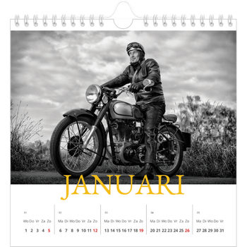 Fotokalender Vierkant — Historische stijl