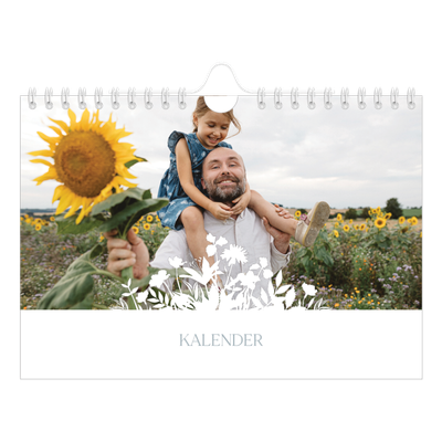 Fotokalender A5 — Bloemen motief [omslag]