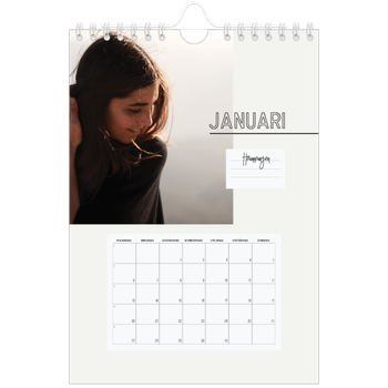 Fotokalender A5 — Notitie kalender
