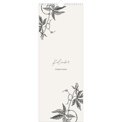 Smalle kalender  — Inkt & klimop [omslag]