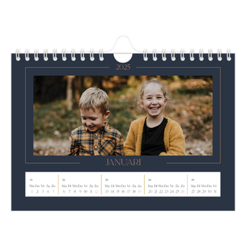 Fotokalender A5 — Pruisisch blauw