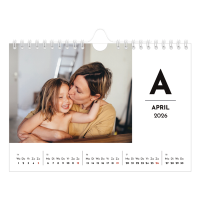 Fotokalender A5 — Schijnwerper effect [April]