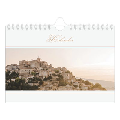 Fotokalender A5 — Gouden banner [omslag]