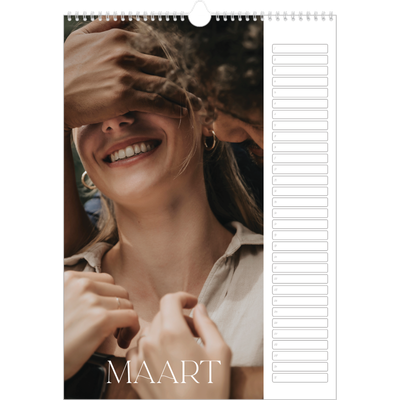 Verjaardagskalenders A3 — Groots [Maart]