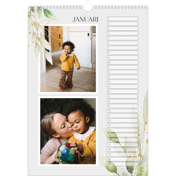 Fotokalender A3 — Bloemen splash