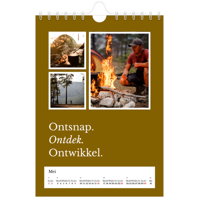 Fotokalender A5 — Redactionele Aarde [Mei]