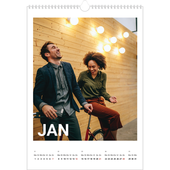 Fotokalender A3 — Grote maandaanduiding