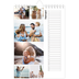 Fotokalender A5 — Collage in blokkenpatroon [Februari]