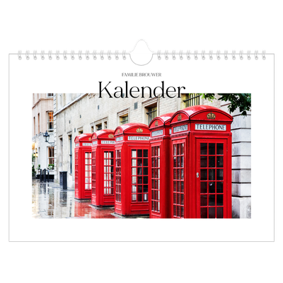 Fotokalender A4 — Mijn reisverhaal - Londen [omslag]