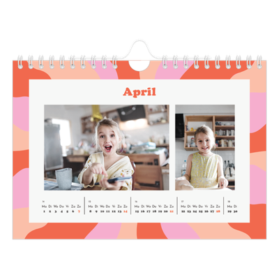 Fotokalender A5 — Speelse patronen [April]
