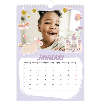 Fotokalender A4 — Regenboog eenhoorn