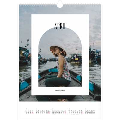 A3 Jaarkalender — De open boog [April]
